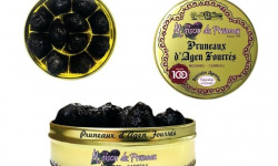 Maison du Pruneau - Cueillette du Gascon - Pruneaux Fourrés - Boîte Métal Or des 100 Ans - 350g