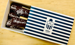 Les Garçons Glaciers - Lot de 8 esquimaux Coco coque Noir