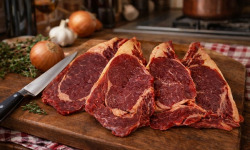 La Maison du Charolais - Entrecôtes de bœuf AOP Bœuf de Charolles- 1Kg (4 pieces)