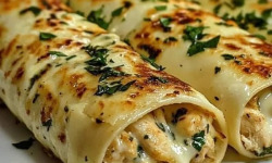 Graines Précieuses - Rouleaux de pâtes fraîches aux poulets et champignons forestiers