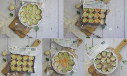 Limero l'Escargot Mayennais - Assortiment d'escargots : Lot de 10 Assiettes de 12 Escargots gros gris(feuilletés, crouskiss, coquilles)