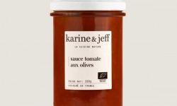 Karine & Jeff - Sauce tomate aux olives 200g