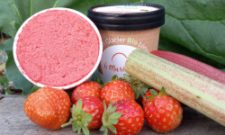 O Maribelle - Sorbet Fraise Rhubarbe BIO 125 ml