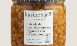 Karine & Jeff - Taboulé de petit épeautre aux agrumes et à la fleur d'oranger 320g