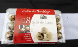 Cailles de Chanteloup - Oeufs de caille - 10 boîtes de 18 œufs