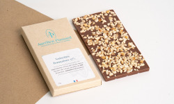 Aurélien Plassard Chocolatier - Tablette noisettes Françaises lait 37%