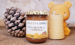 Les Butineuses de Champigny - Miel et Noisettes Bio  - 230g