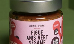 Les Délices de l’Ogresse - Confiture Extra Bio Figue, Anis Vert, Sésame