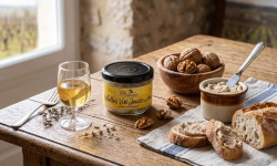 Le Tuyé de Mésandans - Rillettes au vin jaune et noix 180g
