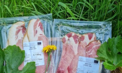 Ferme du Groin à L’Airbe - Bacon bio de porc plein air