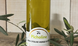 Les amandes et olives du Mont Bouquet - Huile d'Olive Picholine 25cl flacon doseur