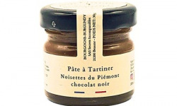 Secrets Incomparables - Pâte à Tartiner Noisettes du Piémont IGP Chocolat Noir 30g