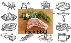 Lambaudie Porc - Colis de viande de porc barbecue été 5kgColis de viande de porc