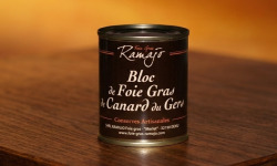 Maison Ramajo - Bloc de foie gras de canard IGP Gers 130g