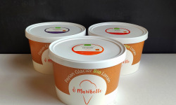 O Maribelle - Lot de 3 sorbets plein fruit 1 litre