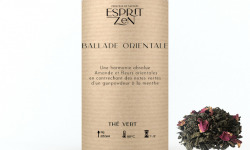 Esprit Zen - Thé Vert "Ballade Orientale" - menthe - amande - Boite 100g