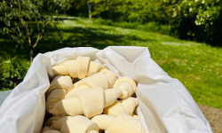 Ferme Sereine en Périgord - Lot 24 croissants PUR BEURRE gourmand SURGELÉS
