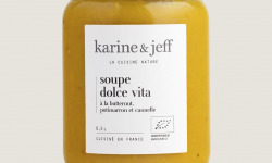 Karine & Jeff - Soupe Dolce Vita - à la butternut, potimarron et cannelle