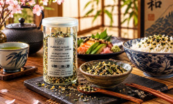 Esprit Zen - Furikake  aux Algues et Wasabi - Boite en verre doseuse de 50g
