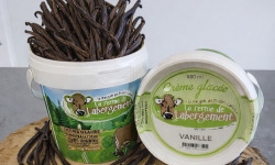 La Ferme de Labergement - Crème glacée 500 ml Vanille - lot de 10 pots
