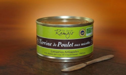 Maison Ramajo - Terrine de Poulet aux noisettes 120g
