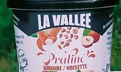 Les Glaces de la Vallée - Coffret Mini crèmes glacées praliné amande noisette "la Vallée" 24 pots de120 ml