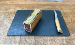 Elevage Les Blancs de l'Ouest - Mini pâté en croûte - Boudin, banane, romarin - (entier : environ 10 tranches)