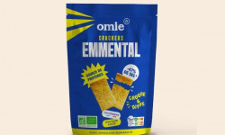 Omie - Crackers à l'emmental bio - ingrédients de Bourgogne-Franche-Comté - 100 g