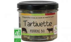 Ferme Bichet - Tartinette aux deux poivrons BIO 90g
