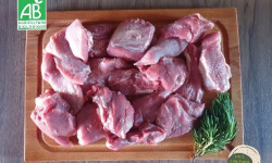Ferme GAEC Côte Pardin - [SURGELE] 1 kg Blanquette de Veau BIO Race Aubrac