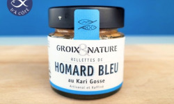 La Criée d'à Côté - Rillettes de Homard Bleu au Kari Gosse - Groix & Nature - 100g