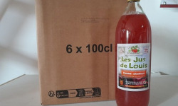 Le Domaine du Framboisier - Les Jus de Louis Pomme/Groseille 100% Pur Jus 6x1L