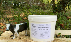 Lait Prairies du Boulonnais - Yaourt fermier nature brassé au lait entier Seau 5kg