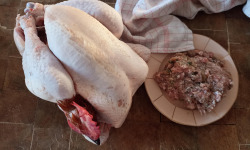 EARL Plumes et Laines - Poulet Fermier 1,8kg + Farce 100% volailles