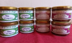 La Ferme du Pouzet - lot 4 verrines pâté et rillettes