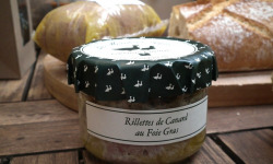 Les Moulins Aufiés - Rillettes de canard au foie gras 180g