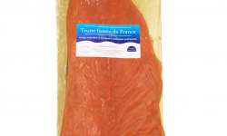 Saumon de France - Truite élevée en mer fumée – 1 Filet prétranché 600 g