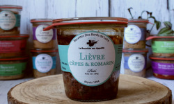 La Bourriche aux Appétits - Pâté de lièvre cèpes et romarin 200g