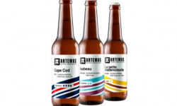 Brasserie Artemus - Coffret Les belles blondes bières artisanales - pack de 12x33cl