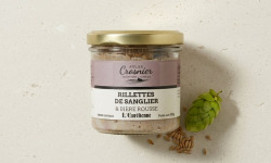 Bière L’Eurélienne – Brasserie de Chandres - Rillettes sanglier à la bière 120g