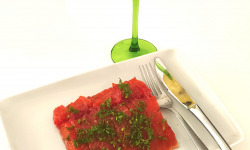 Traiteur Gourmet d'Alsace - Gravlax de Truite Alsacienne à la betterave 200Gr