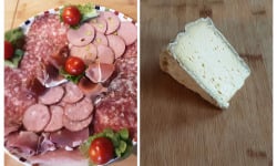 Gourmets de l'Ouest - Plateau apéro charcuterie porc fermier + Tomme fermière au lait cru