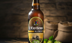 Bière L’Eurélienne – Brasserie de Chandres - BIERE BLONDE BIO L'Eurélienne 75CL