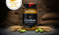 Bière L’Eurélienne – Brasserie de Chandres - FUT de 5L de bière Blonde L'Eurélienne