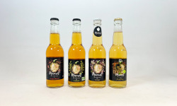 Cidre Mauret - Pack découverte 2 - L'Or des Pirates - 4 gammes de Cidre - 12x33cl