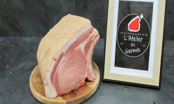 L'Atelier des Gourmets - Boucherie Charcuterie en Provence - [Précommande] Carré de côte de Porc du Ventoux avec Couenne (4 Côtes) -