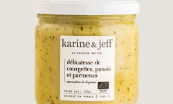 Karine & Jeff - Délicatesse de courgettes panais et parmesan 320g