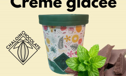 Chaloin Chocolats - Crème glacée Menthe Chocolat
