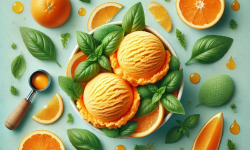Les Garçons Glaciers - Sorbet BIO Orange Basilic 500ml