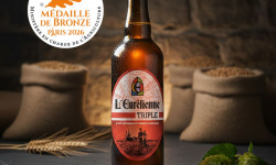 Bière L’Eurélienne – Brasserie de Chandres - BIERE TRIPLE 75CL L'Eurélienne